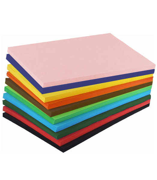 Farebný kartón • 20/50 listov á 1 farba • 225 g/m²