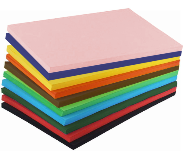 Farebný papier • 100 listov á 1 farba • 80 g/m²