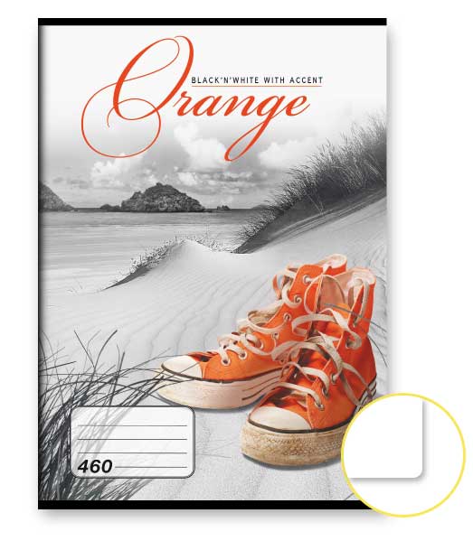 Zošit 460 • 60 listový • nelinkovaný • Orange