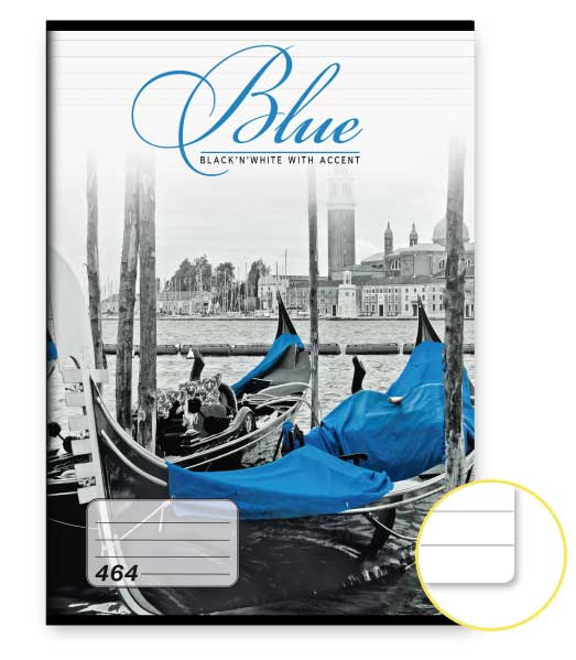 Zošit 464 • 60 listový • linkovaný 8mm • Blue