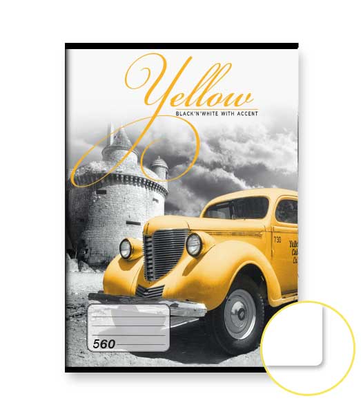 Zošit 560 • 60 listový • nelinkovaný • Yellow